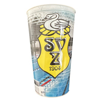 Trinkbecher mit Vereinslogo
